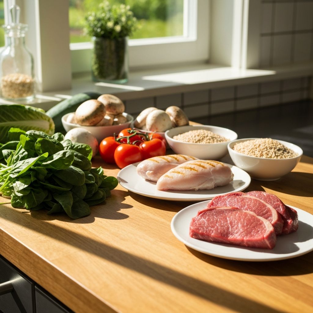 Healthy meal preparation