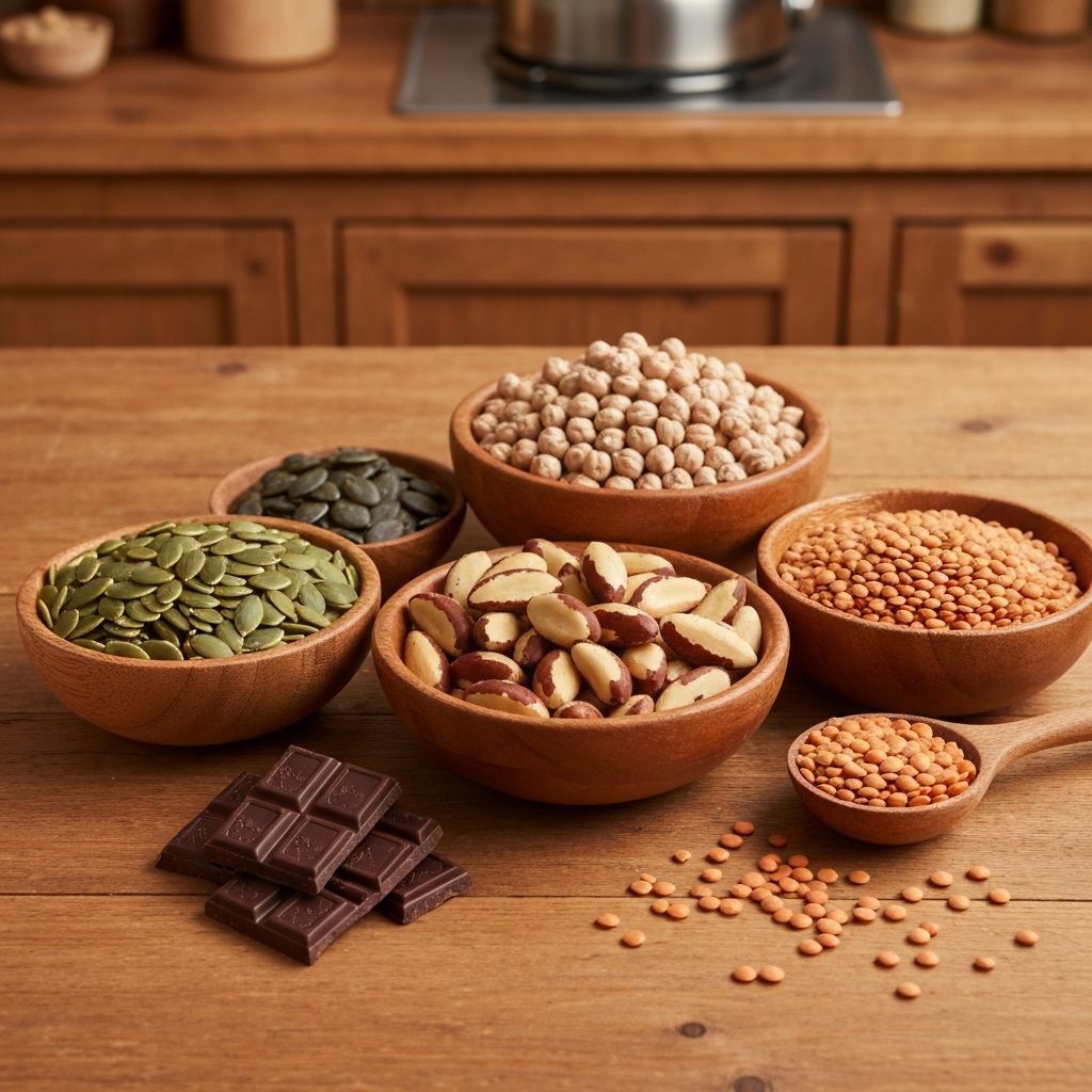 Zinc-containing foods